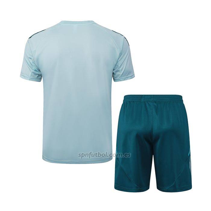 Chandal del Cruzeiro Manga Corta 2024-2025 Verde Pantalon Corto